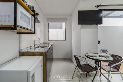 ห้องครัว, Estadia completa a Beira-Mar, apenas 10 metros da Praia - AARs in มอร์โร ดาสเปดราส