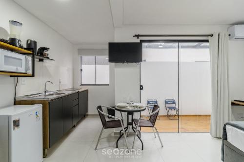 ห้องครัว, Estadia completa a Beira-Mar, apenas 10 metros da Praia - AARs in มอร์โร ดาสเปดราส