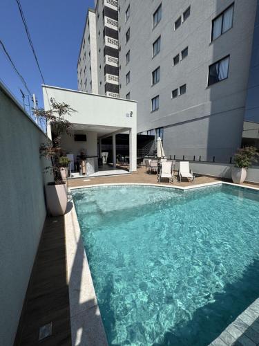 수영장, Occitano Apart Hotel in 피라시카바