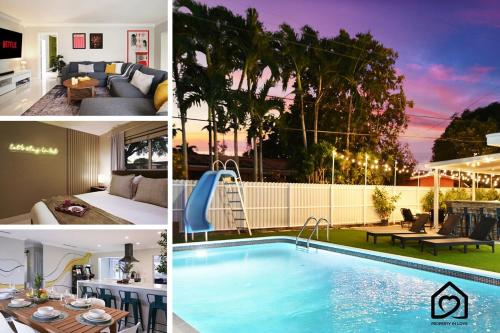 Facilities, Olympia LUX House 4BR, Heated POOL, BBQ, BAR in Westwood Lakes