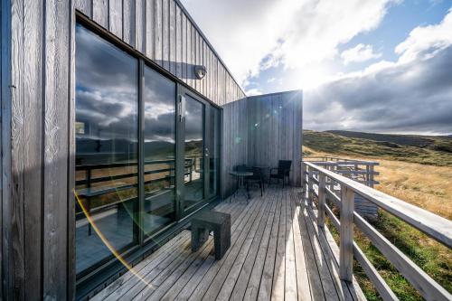 Balcony/terrace, Dis Cottages in Grundarfjordur