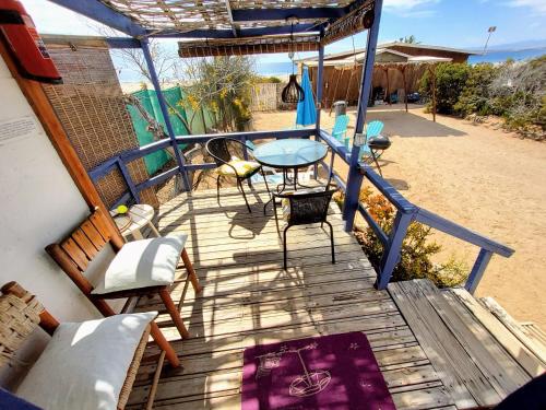 شرفة/ تراس, Cabanas Paraiso in باهيا انجليسا