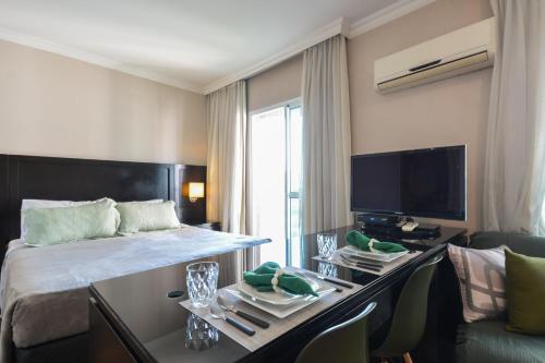 Flat 20 min do Allianz com Piscina e Garagem Grátis