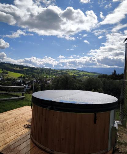Domek na Ubocy z jacuzzi, sauną i widokiem