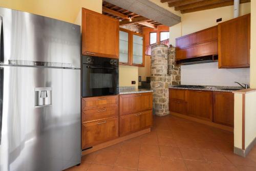 مطبخ, Villa Torre With Pool And Ac in San Giorgio