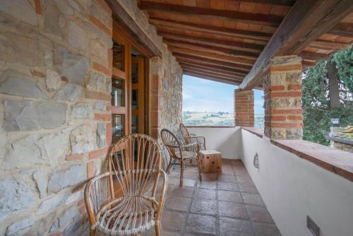 شرفة/ تراس, Villa Torre With Pool And Ac in San Giorgio