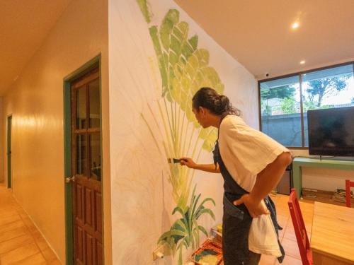 Shared lounge/TV area, Where is Hostel - Koh Tao in Chalok Baan Kao