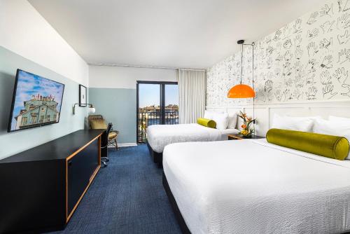 Partial Ocean View Two Queen Beds