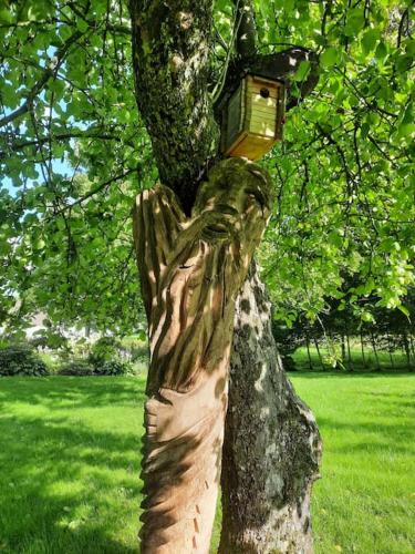 สวน, UNIKT studio med PRAGTFULD udsigt og absolut RO in เฟรเดริคชาฟน์