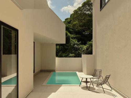 오키나와 본섬 URUUMI Onna Pool Villa ｳﾙｳﾐ ｵﾝﾅ ﾌﾟｰﾙ ｳﾞｨﾗ -公式- 4성급 싱글룸 전망