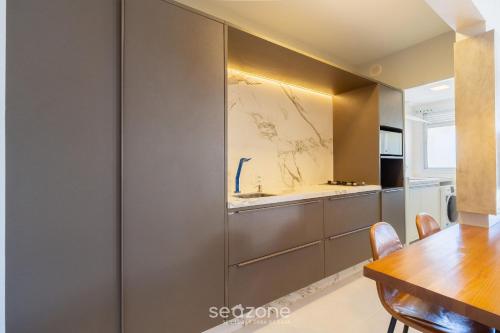 Kitchen, Studio c/ churrasq. a 750m da UFSC - PST1409 in Itacorubi