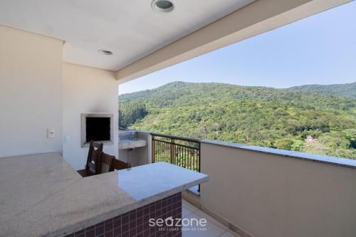 Balcony/terrace, Studio c/ churrasq. a 750m da UFSC - PST1409 in Itacorubi