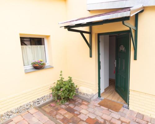 A szálláshely kívülről, An der Linde in Halberstadt