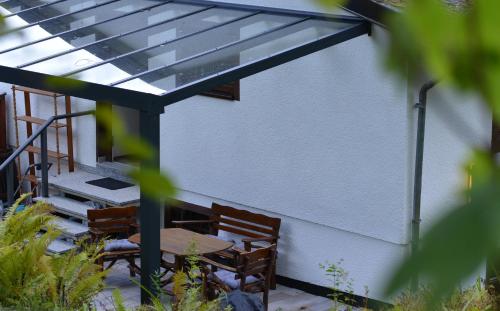 Erkély/terasz, Ferienwohnung "Saba" in Reinhardshagen