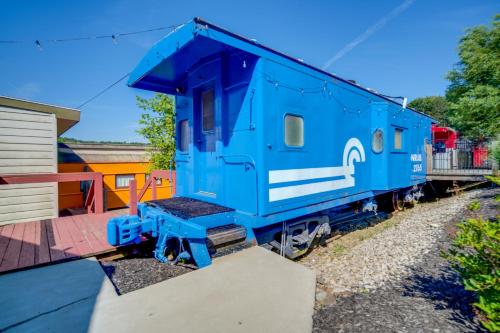 Choo Choo Blue, Converted Railcar in DuBois! in ดูบอยส์ (PA)