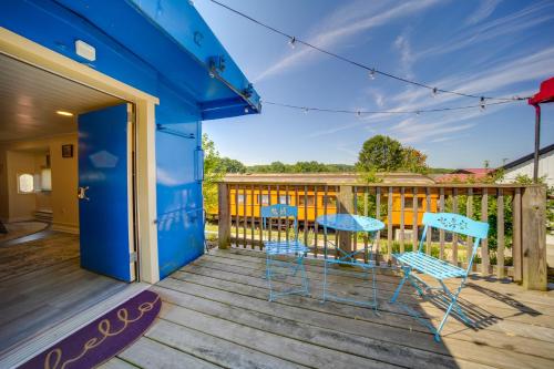 Choo Choo Blue, Converted Railcar in DuBois! in ดูบอยส์ (PA)