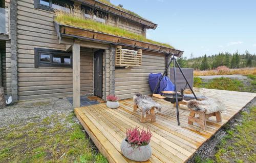 外部景觀, Nice Home In Gol With Sauna in 市中心