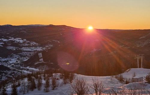 外部景觀, Nice Home In Gol With Sauna in 市中心