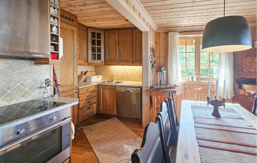 Konyha, Awesome Home In Eggedal With Sauna in Eggedal