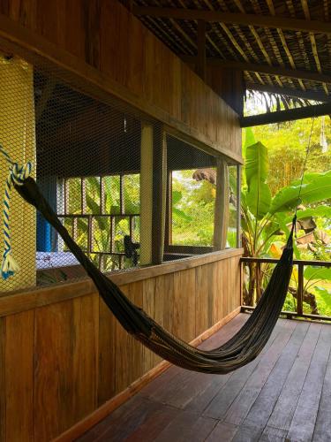 Balkons/terase, Ecohotel Iraka Cabañas Privadas en Selva y Playa (Ecohotel Iraka Cabanas Privadas en Selva y Playa) in Bahia Solano (Choco)