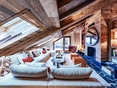 Penthouse alpin moderne à Méribel, 12 pers., cheminée, service hôtelier 5* - FR-1-613-136