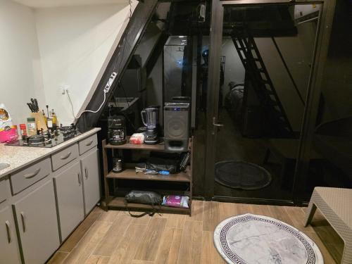 кухня, Cozy A-Frame Beach Cabin Sihu-A Casa in Acachapa