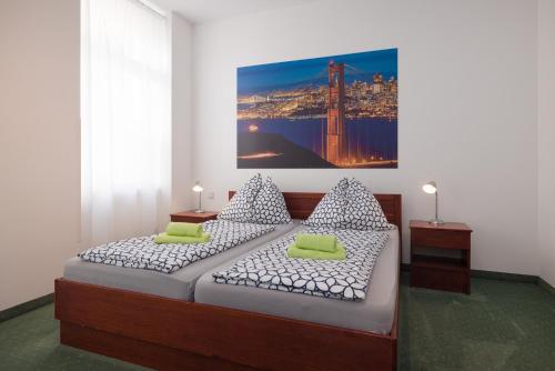 1 double bed