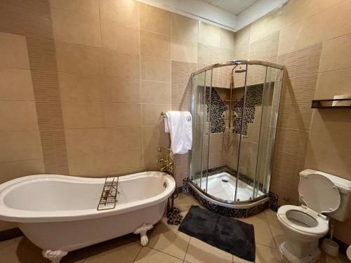 Vonios kambarys, Ouwerf Guesthouse in Uniondeilas