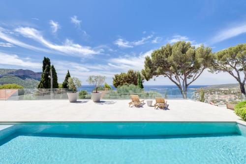 Luxurious architectural villa