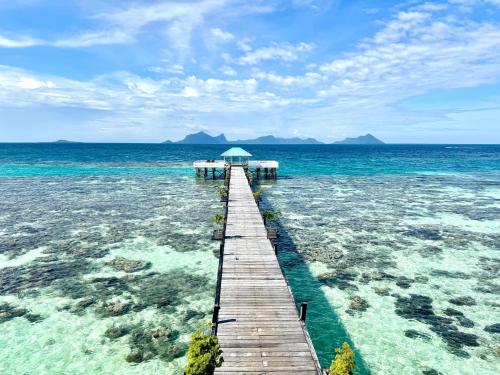View, Maglami-lami Water House in Pulau Bum Bum