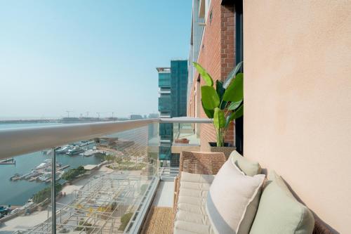 View, Elegant Marina Getaway by Voyage in Al Raha Beach