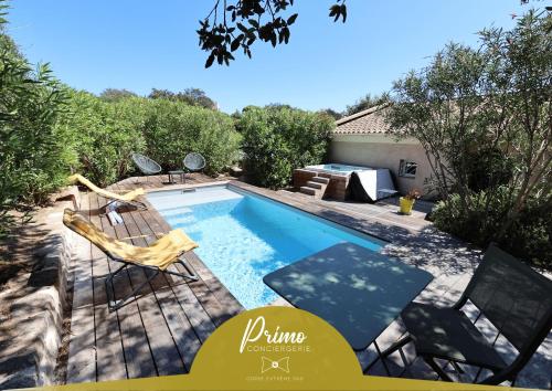 Villa U Serenu - Piscine, Jacuzzi & Vue Mer, Bonifacio