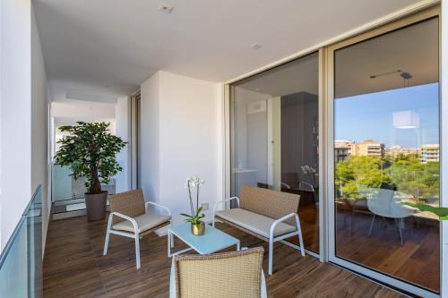 Balkon/Terrasse, Green Park Poggiofranco -Luxury Apartment- in Poggiofranco