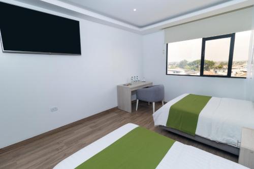 3 twin beds