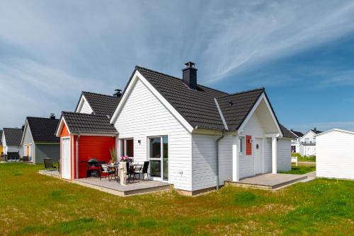 Pemandangan luar, Ferienhaus Kaptains Strandhuus Olpenitz in Olpenitz