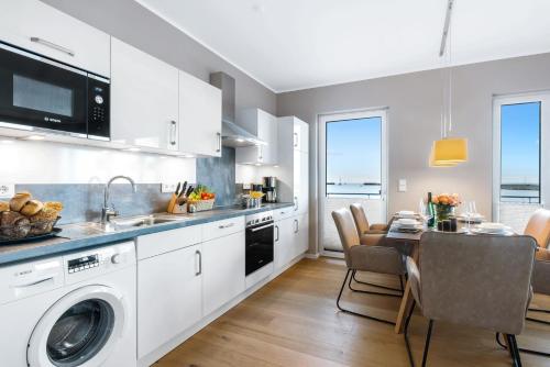 Kitchen, Ferienwohnung Strandperle, App 3 Olpenitz in Olpenitz