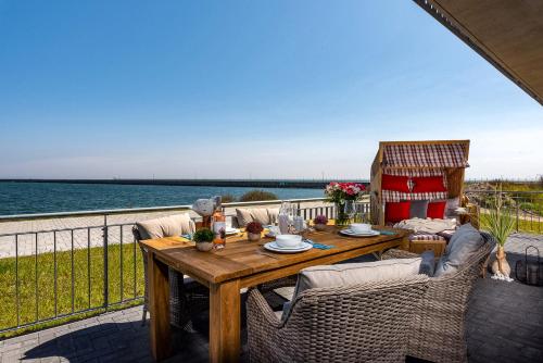 Balcony/terrace, Ferienwohnung Strandperle, App 3 Olpenitz in Olpenitz