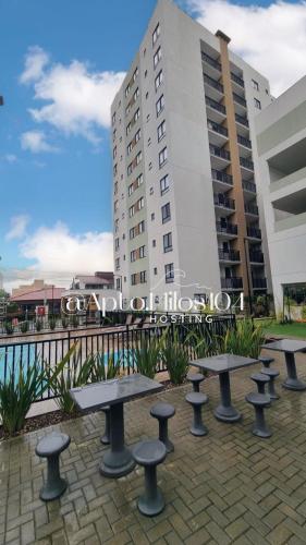 Apto completo, Piscina, Cinema, Home Clube e Jardim
