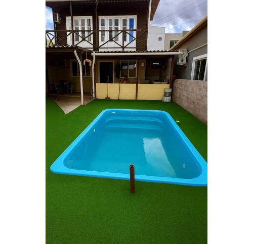 สระว่ายน้ำ, Casa Campeche - 100m da Praia - com Piscina in มอร์โร ดาสเปดราส