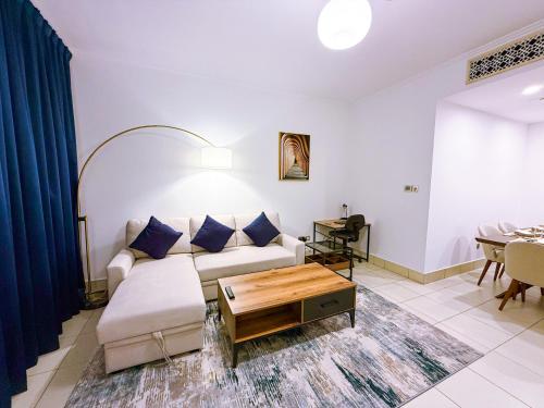 Charming 1BR Retreat with Burj Khalifa View, Dubaj (fotografie 3)