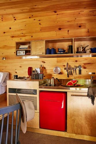 Konyha, Postcard Cabins Western Catskills in Roscoe (NY)