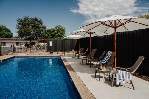 泳池, 庫德哥山谷酒店 (Cudgegong Valley Motel) in 穆奇