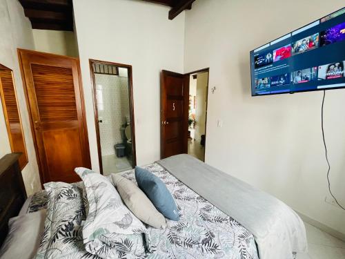 1 double bed