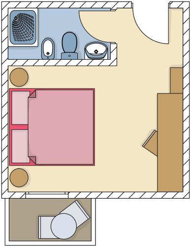 1 queen bed