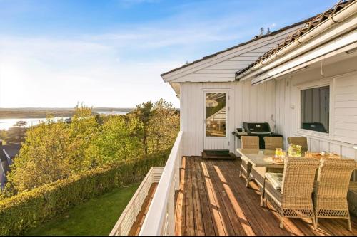 Erkély/terasz, Panoramic sea view apartment on Tjøme in Tjome