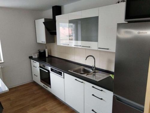 virtuve, Ferienwohnung Ebersbach in Ebersbach-Neugersdorf