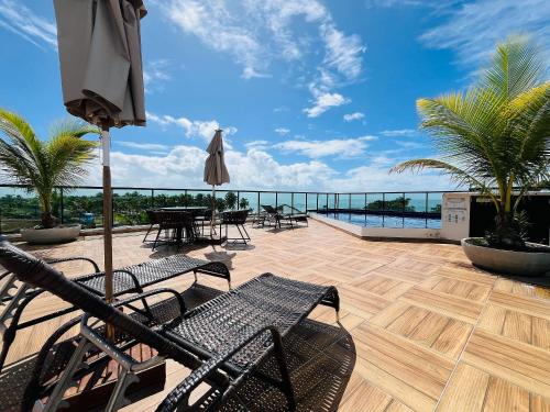 수영장, Lindo a 50m do mar! Maracaípe - Maraca Beach 1 309 - Porto de Galinhas - By Anfitrião Legal (Lindo a 50m do mar! Maracaipe - Maraca Beach 1 309 - Porto de Galinhas - By Anfitriao Legal) in 마라카이피