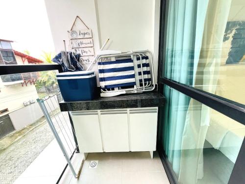 발코니/테라스, Lindo a 50m do mar! Maracaípe - Maraca Beach 1 309 - Porto de Galinhas - By Anfitrião Legal (Lindo a 50m do mar! Maracaipe - Maraca Beach 1 309 - Porto de Galinhas - By Anfitriao Legal) in 마라카이피