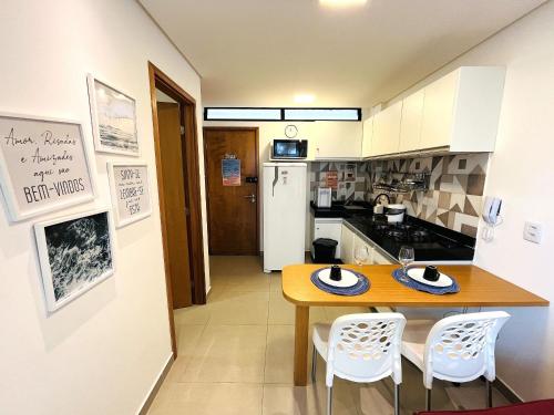 주방, Lindo a 50m do mar! Maracaípe - Maraca Beach 1 309 - Porto de Galinhas - By Anfitrião Legal (Lindo a 50m do mar! Maracaipe - Maraca Beach 1 309 - Porto de Galinhas - By Anfitriao Legal) in 마라카이피