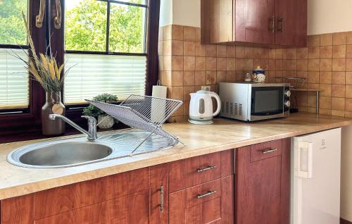 Konyha, 3 Bedroom Cozy Home In Debina in Poddabie